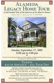 2009 Alameda Legacy Home Tour poster